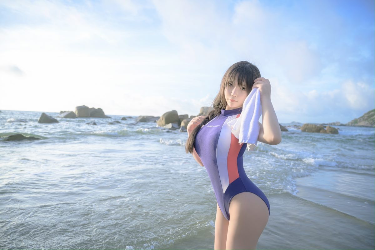 [Cos]抖娘利世 - 竞技泳衣[60P+3V] 12
