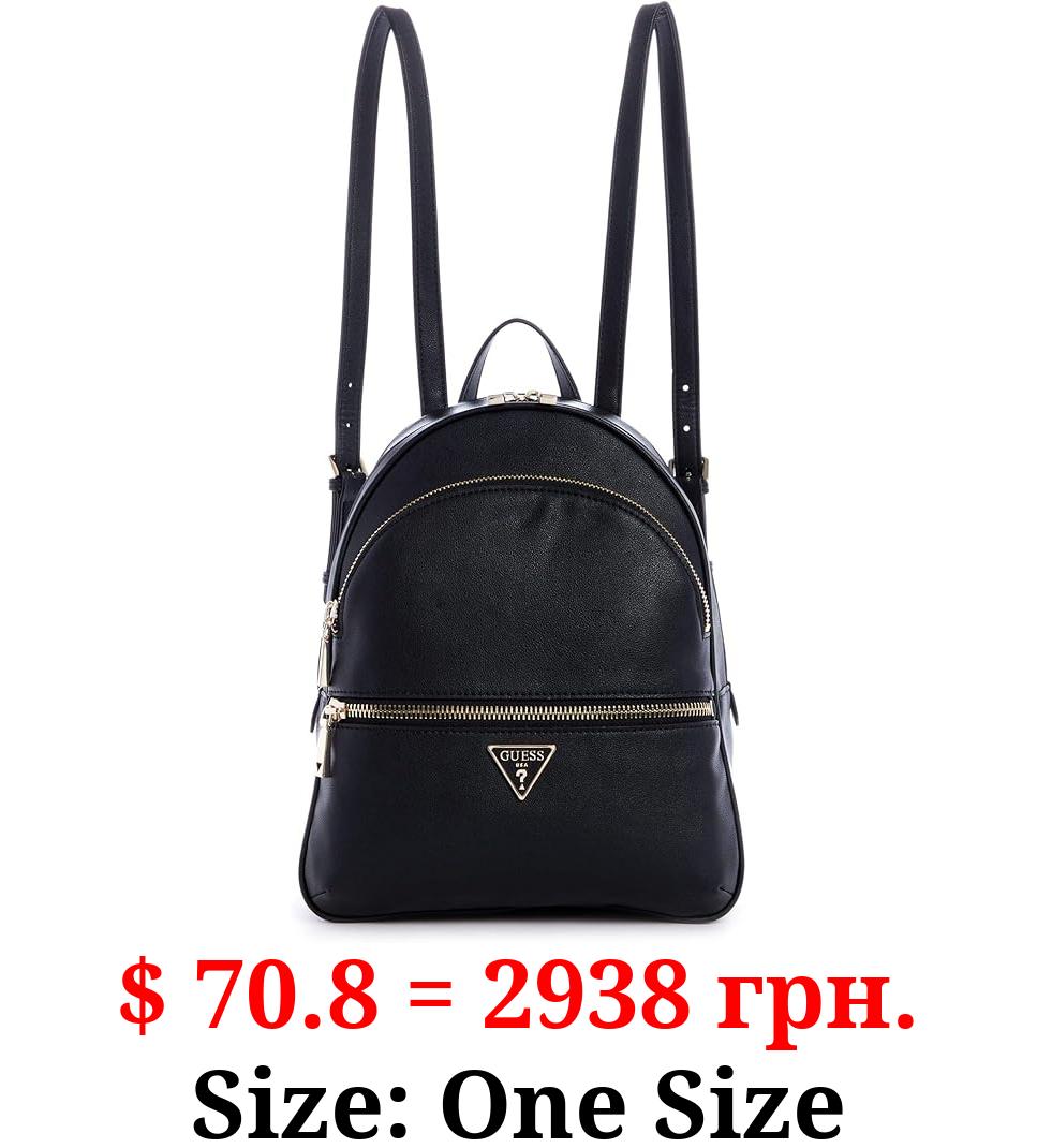 GUESS womens Manhattan Large Backpack, Black, One Size US