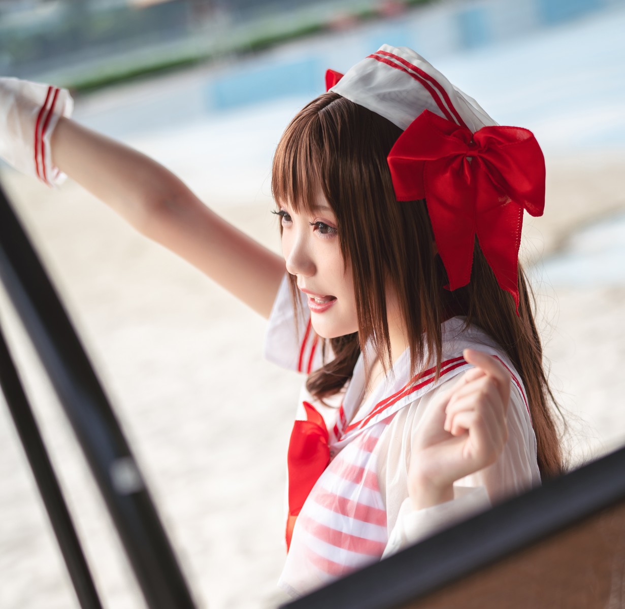 Cosplay 瓜希酱 岛村卯月 泳衣 7