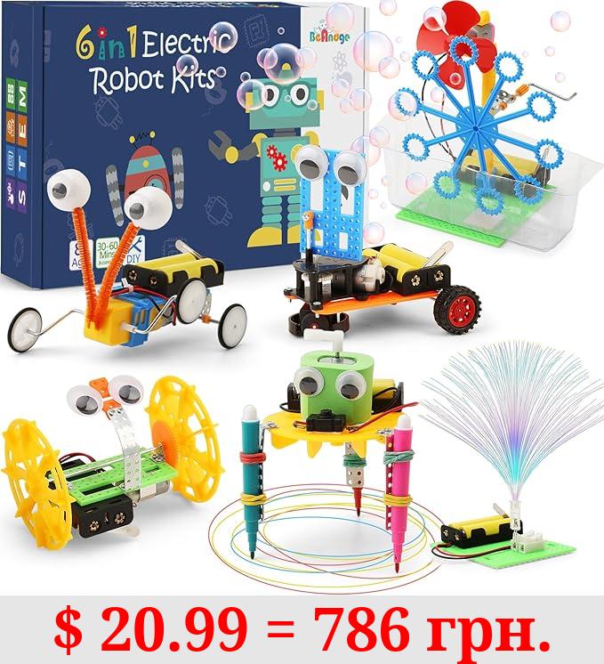 STEM Science Robotics Kit, Experiments Projects Activities for Kids 6-8 8-12, Build Robot Crafts for Boys Toys, DIY Electronic Engineering Building Kits for Girls Age 6 7 8 9 10 11 12 + Year Old Gifts