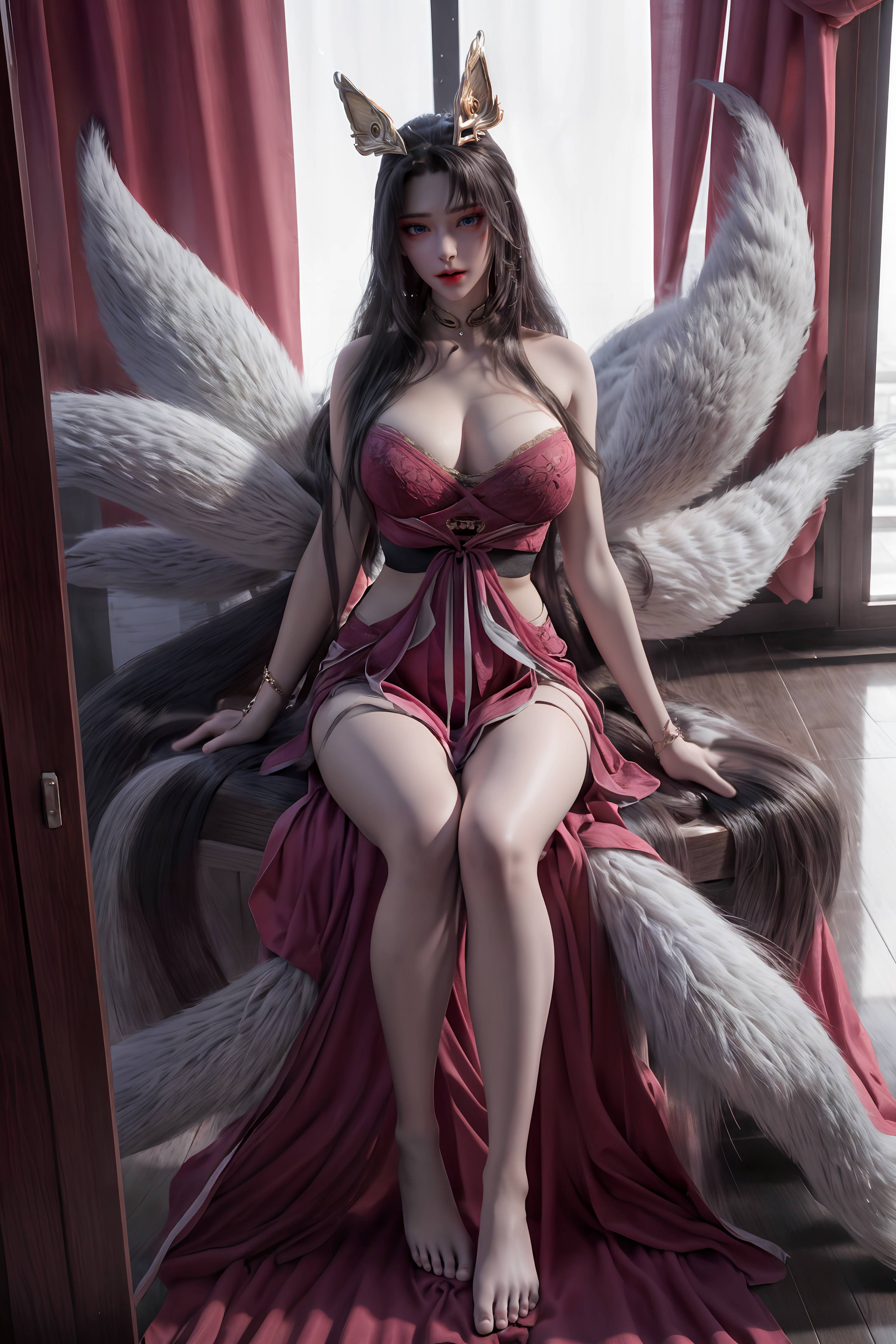 图片[15]-完美世界-天狐仙子 逼真狐尾-六色网