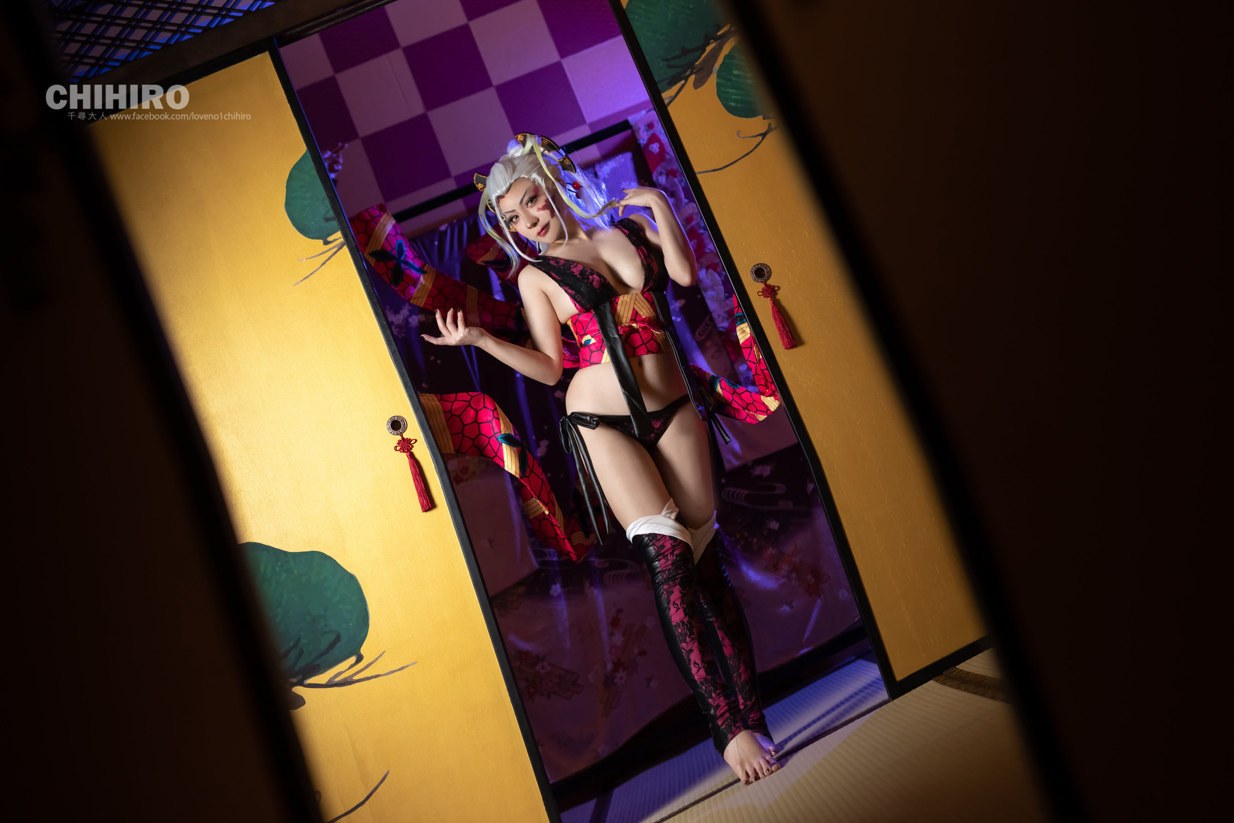 千尋_Chihiro Chang Cosplay 堕姫 Daki - Demon Slayer 13