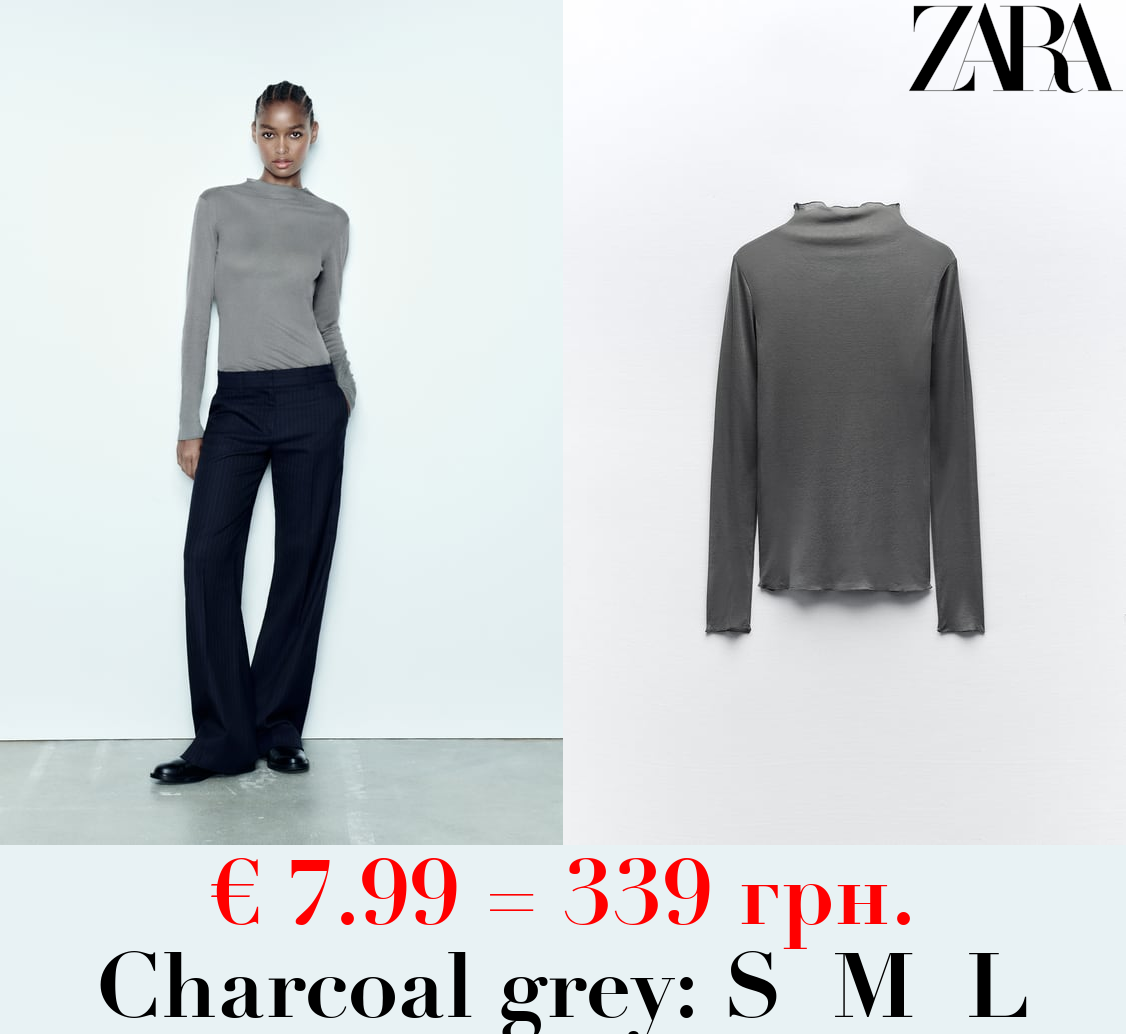 CREPE COTTON T-SHIRT