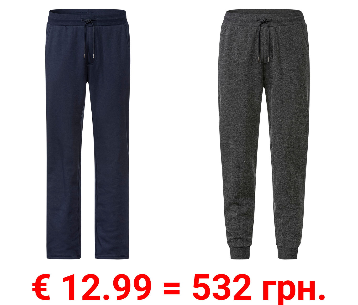 LIVERGY® Herren Sweathose, mit Baumwolle