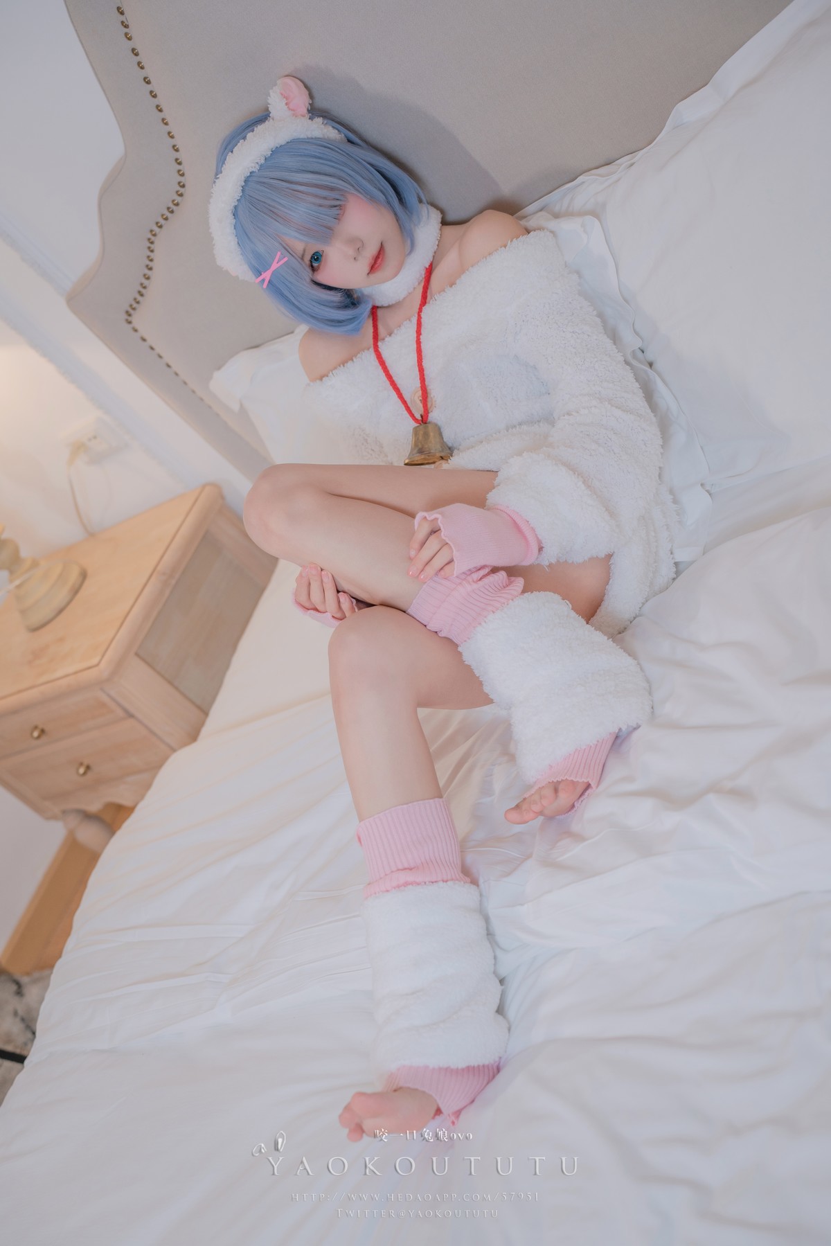 Cosplay 黏黏团子兔 T3特典 蕾姆咩咩 3