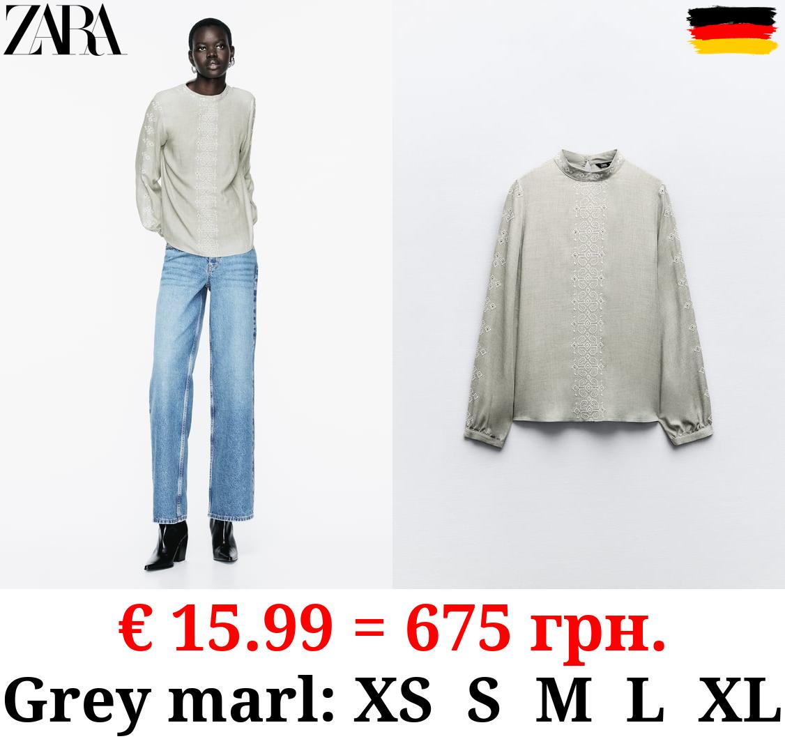 TOP WITH CUTWORK EMBROIDERY