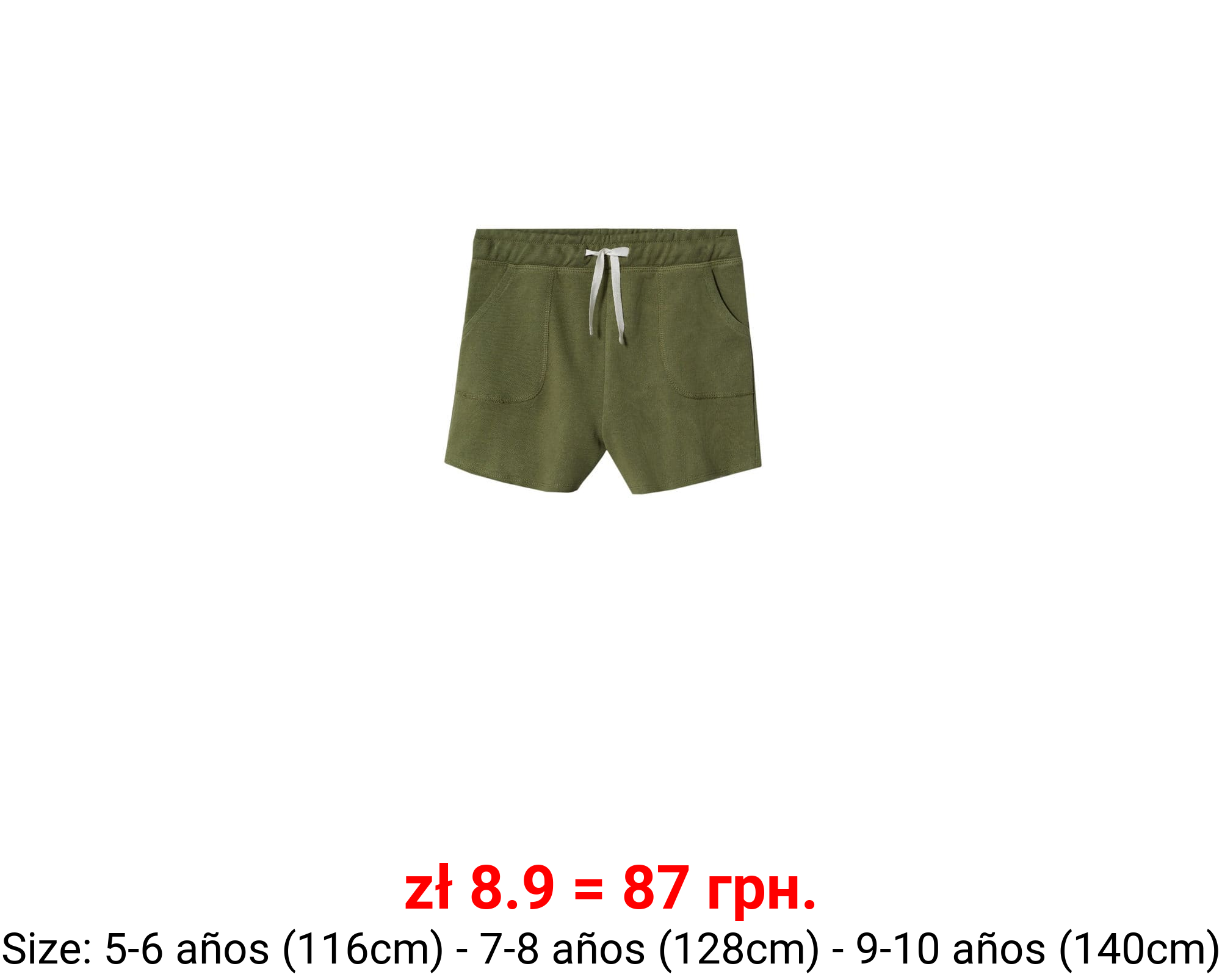 Short algodón cintura elástica