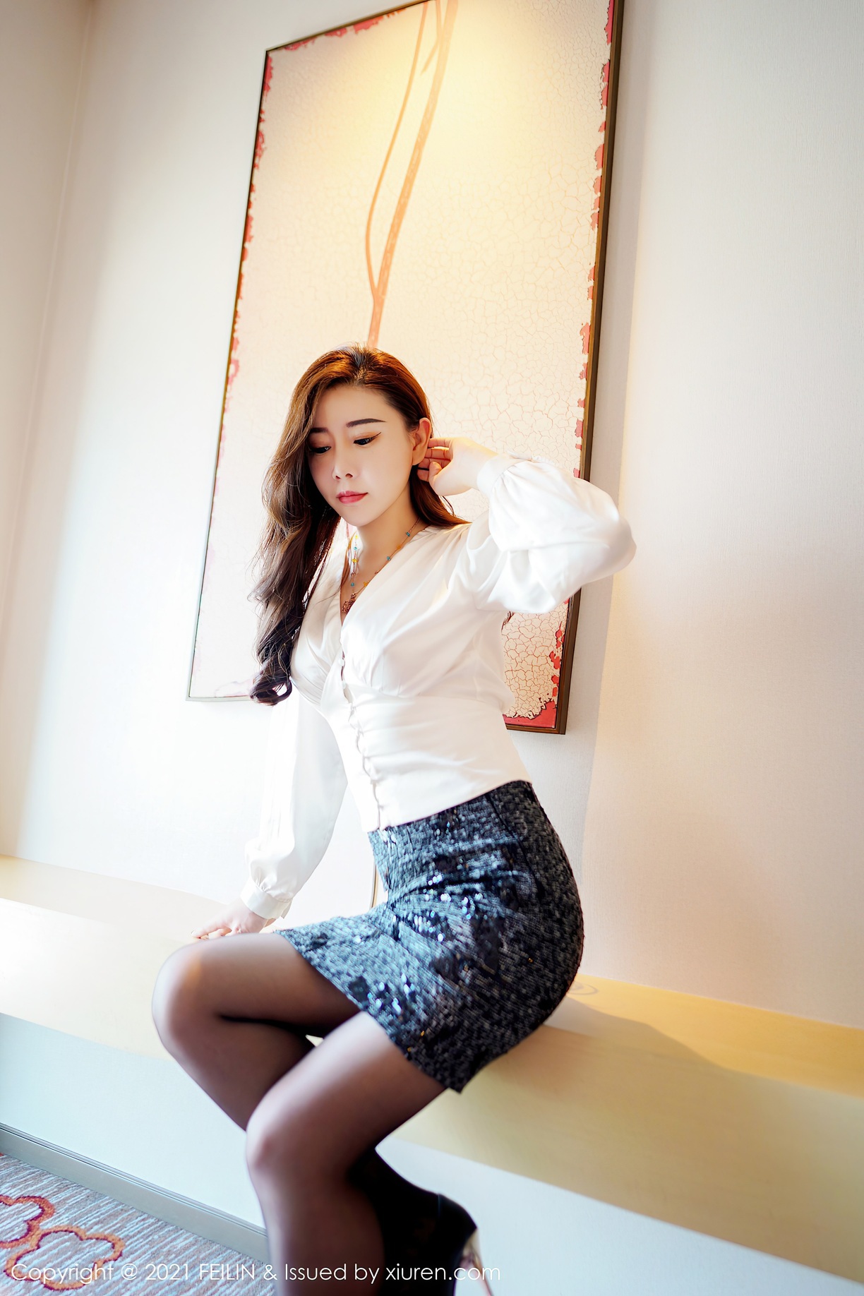 [FEILIN嗲囡囡] 2021.07.05 VOL.400 王婉悠Queen 8