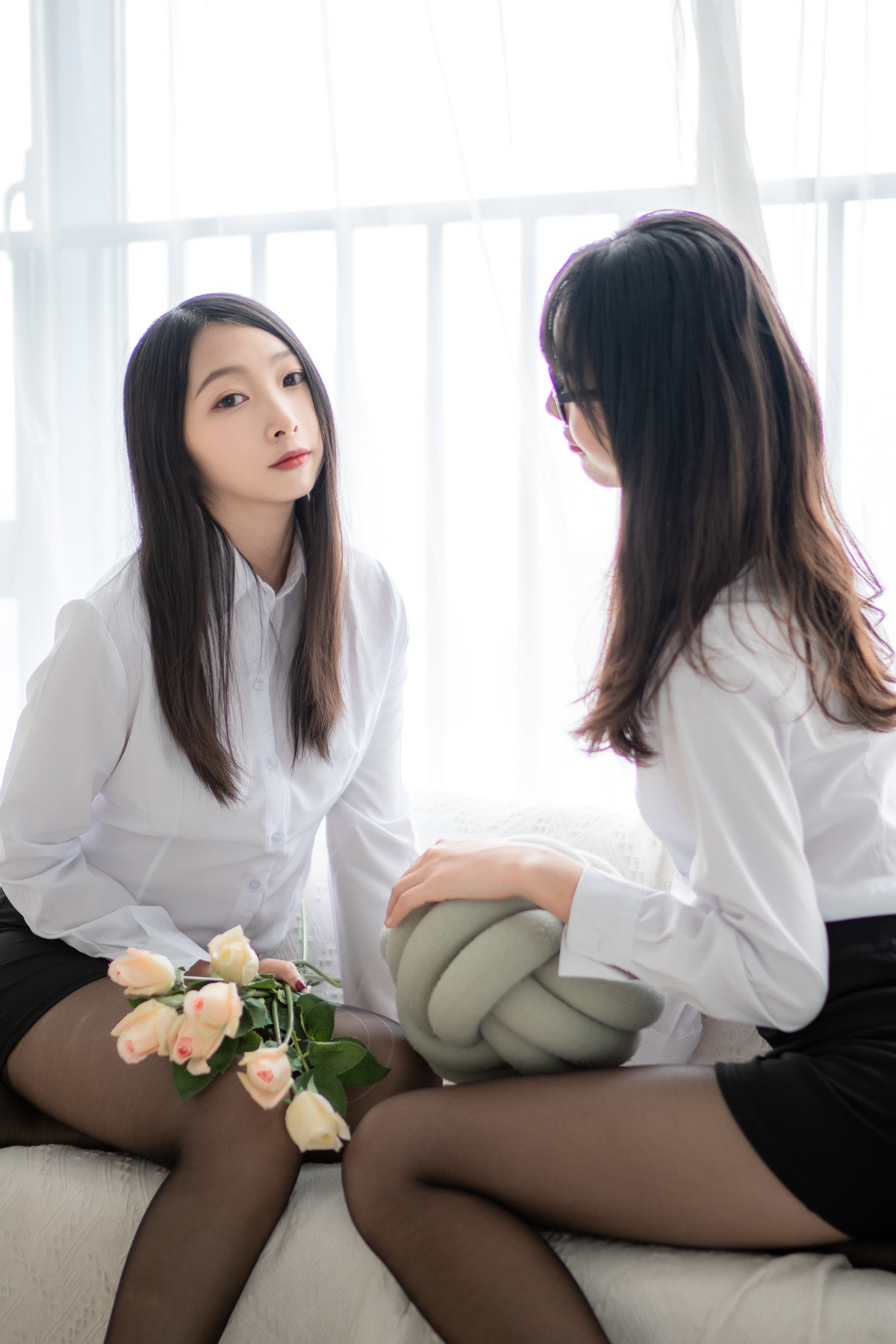 JVID精品 西呱呀呀呀 - 黑絲雙人百合 13