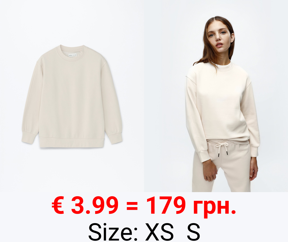 Basic tracksuit sweatshirt