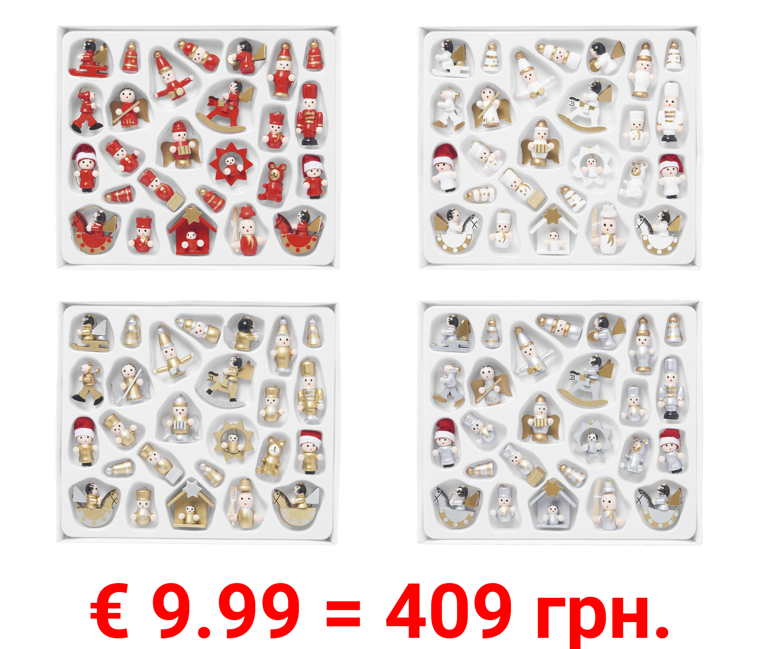 LIVARNO home Christbaumschmuck, 26-teilig