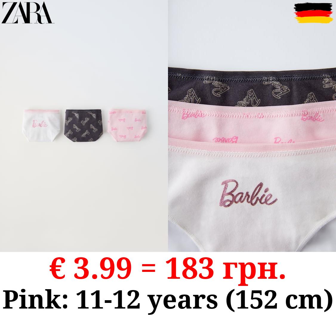 6-14 YEARS/ PACK OF THREE BARBIE™ MATTEL BRIEFS