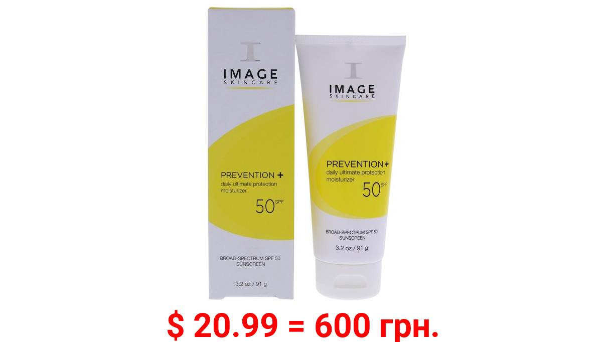 ($44 Value) IMAGE Skincare Prevention+ Daily Ultimate Protection Moisturizer Sunscreen, SPF 50, 3.2 Oz