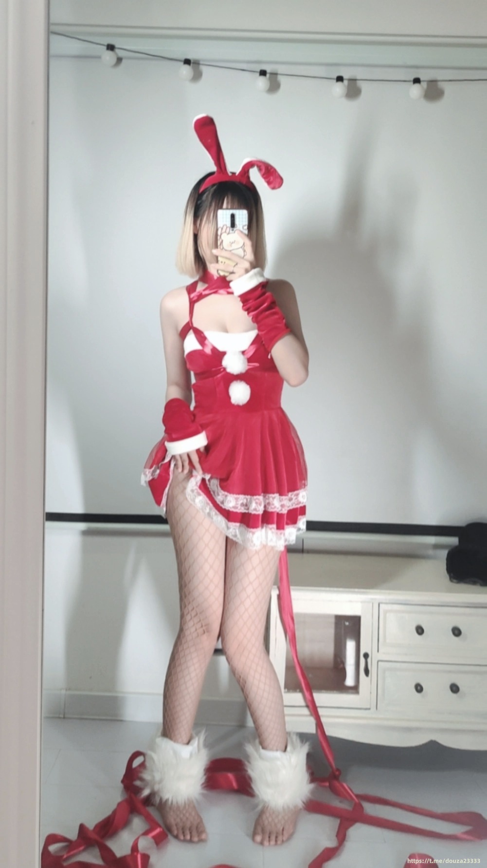 桑w伊梓 网袜丝带兔兔（12月25打赏群资源） 32