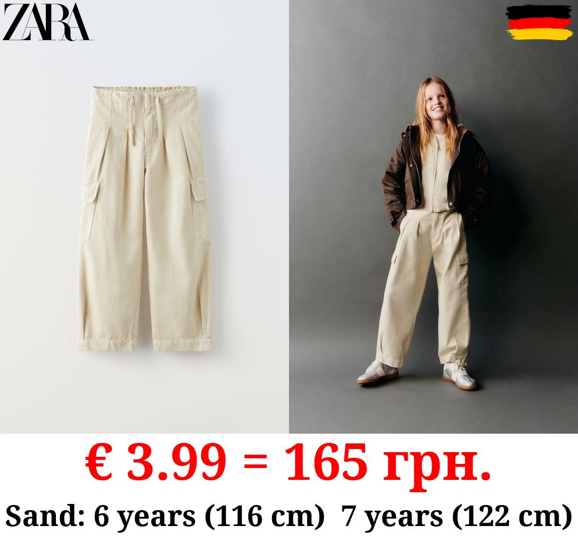 CARGO TROUSERS WITH DARTS