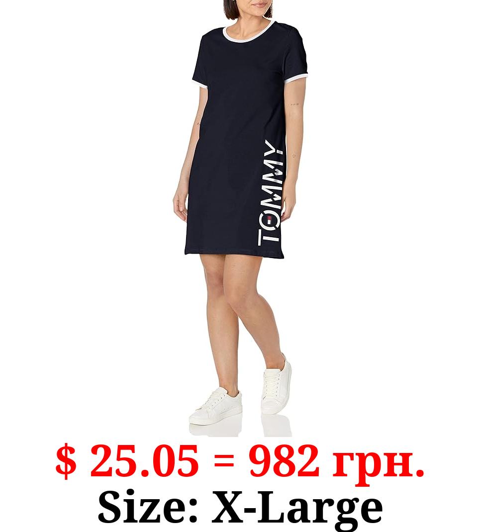 Tommy Hilfiger T-Shirt Short Sleeve Cotton Summer Dresses for Women
