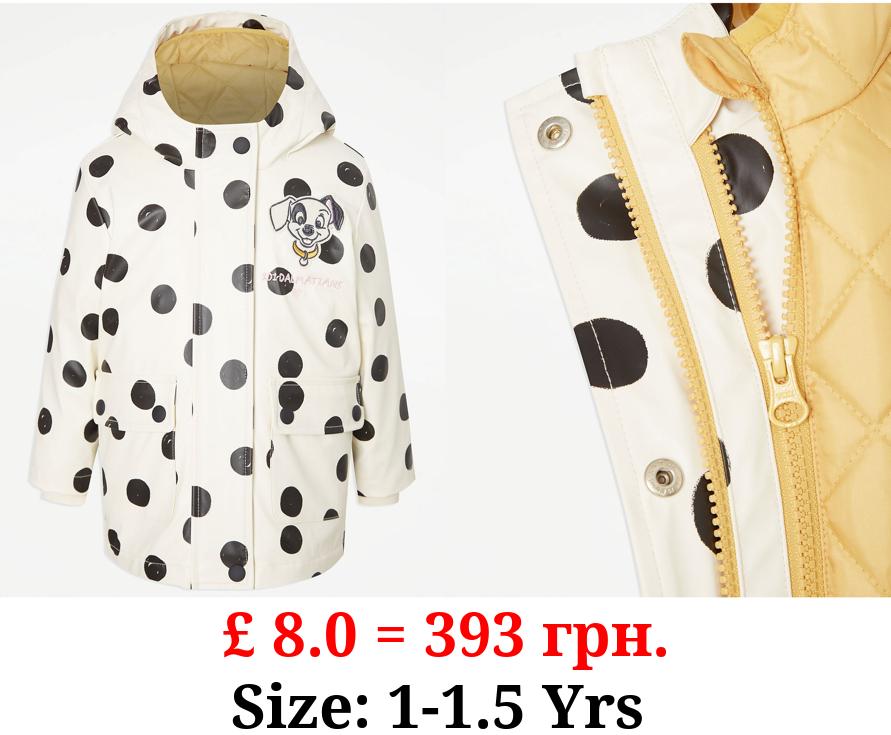 Disney 101 Dalmatians White Spot Fisherman Jacket