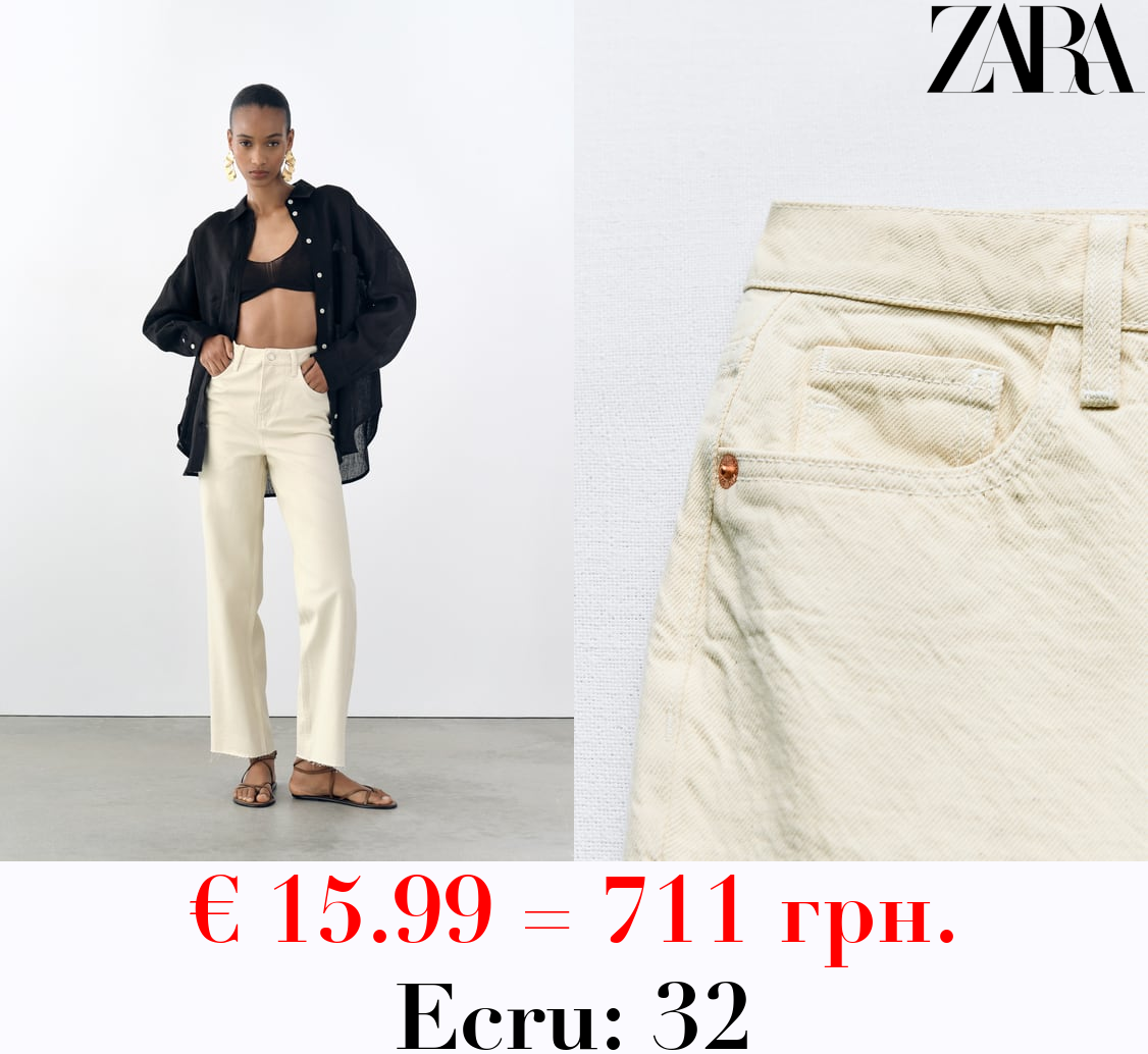Z1975 HIGH-RISE STRAIGHT JEANS
