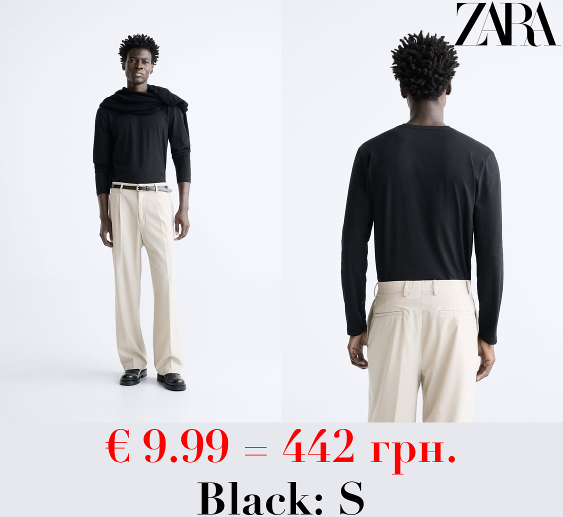 SLIM FIT LONG SLEEVE T-SHIRT