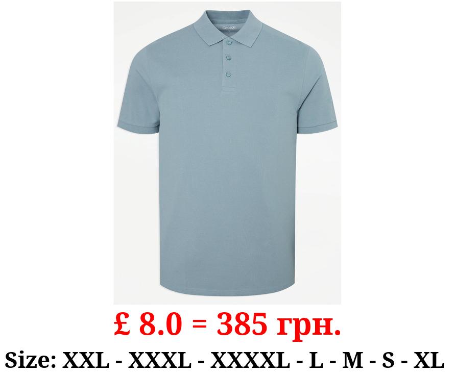 Blue Polo Top