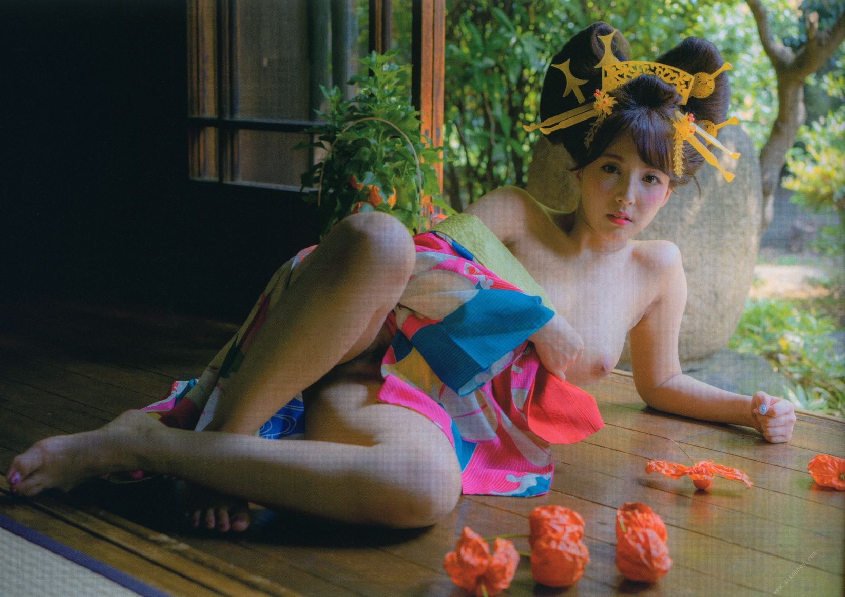 三上悠亜 花魁写真集『和美写美』 10