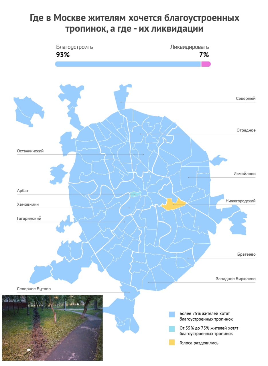 Карта газонов москвы