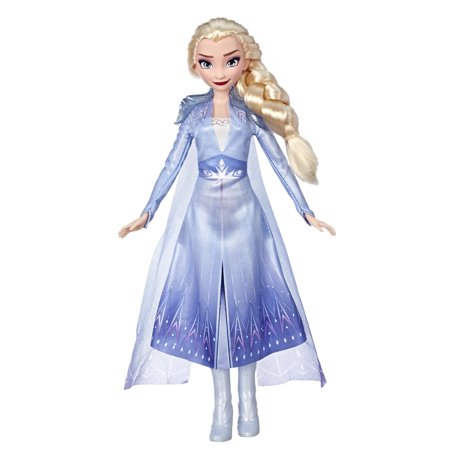 Disney Frozen 2 Elsa Fashion Doll with Long Blonde Hair & Blue Outfit