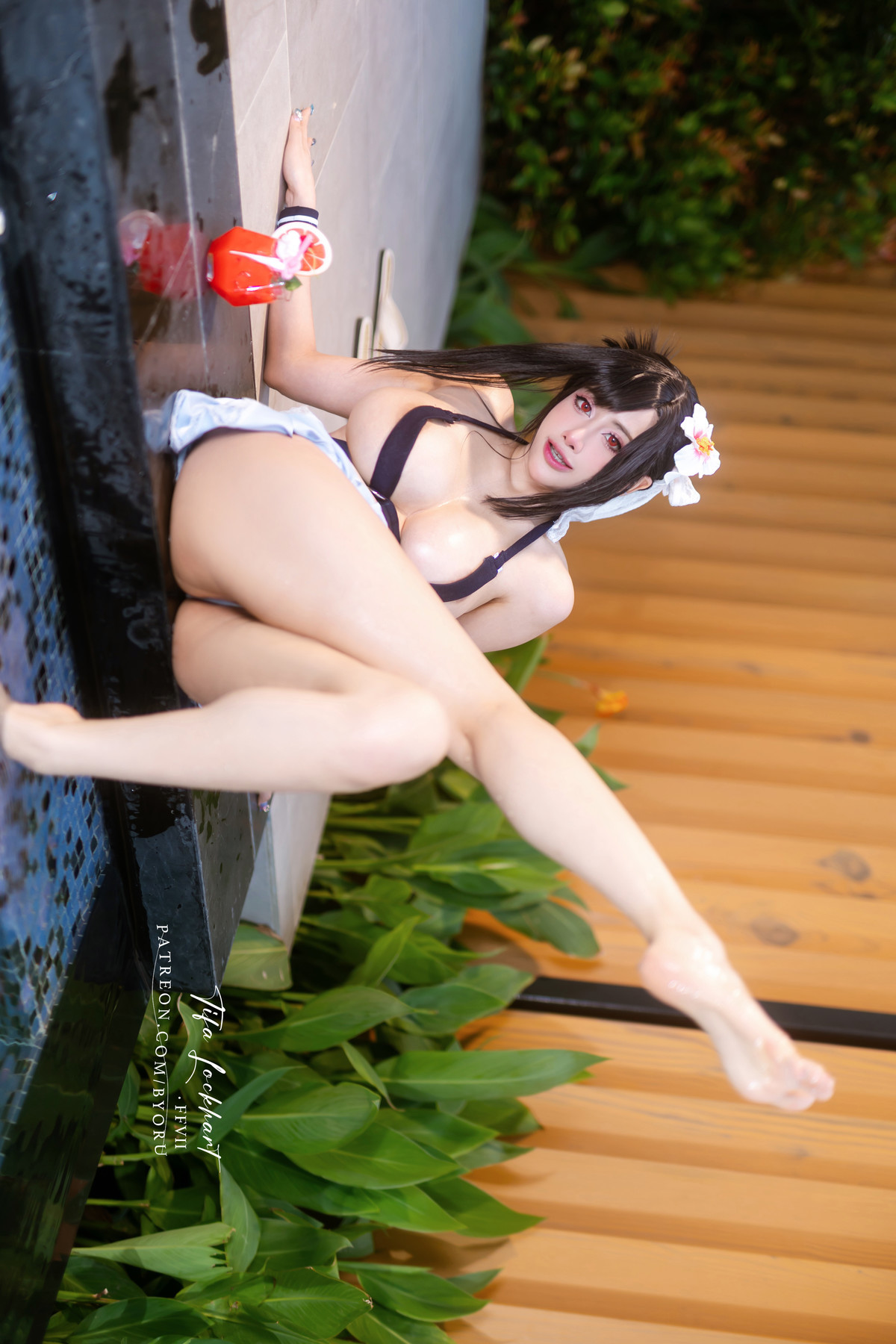 Cosplay 日本性感萝莉Byoru Tifa FF7r Bikini 24