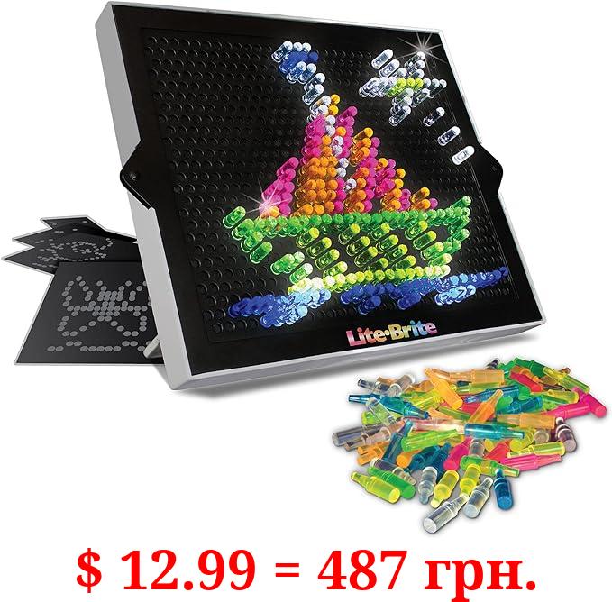 Lite Brite Ultimate Classic, Light up creative activity toy, Gifts for girls and boys ages. Educational Learning, Fine Motor Skills 8" x 10.25" x 1.5"
