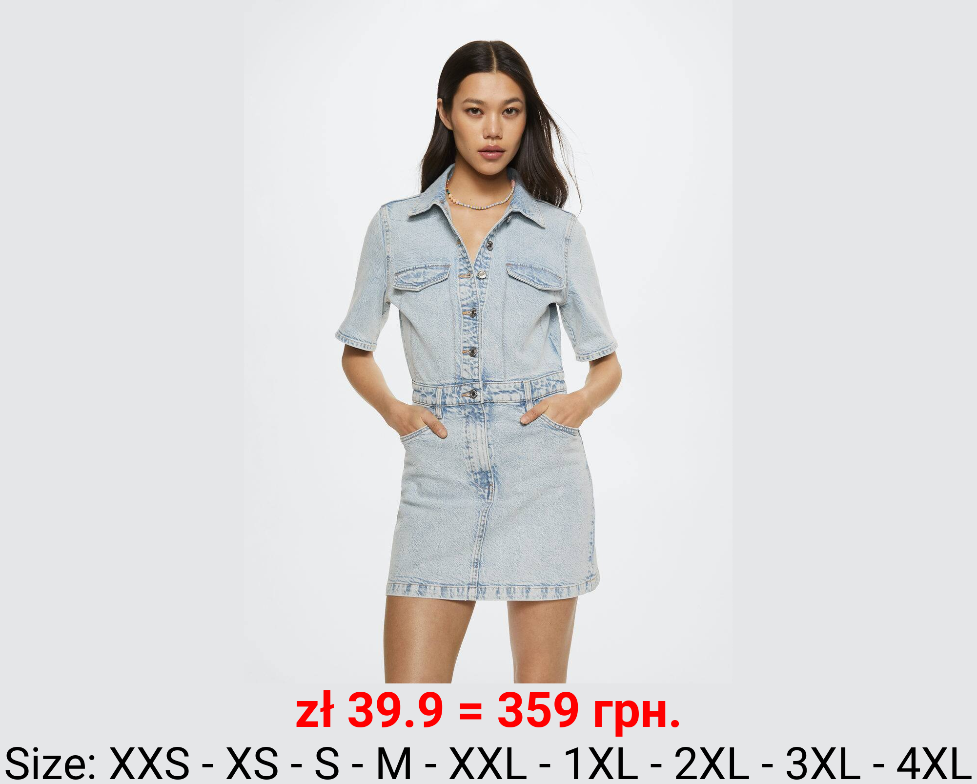 Vestido camisero vaquero