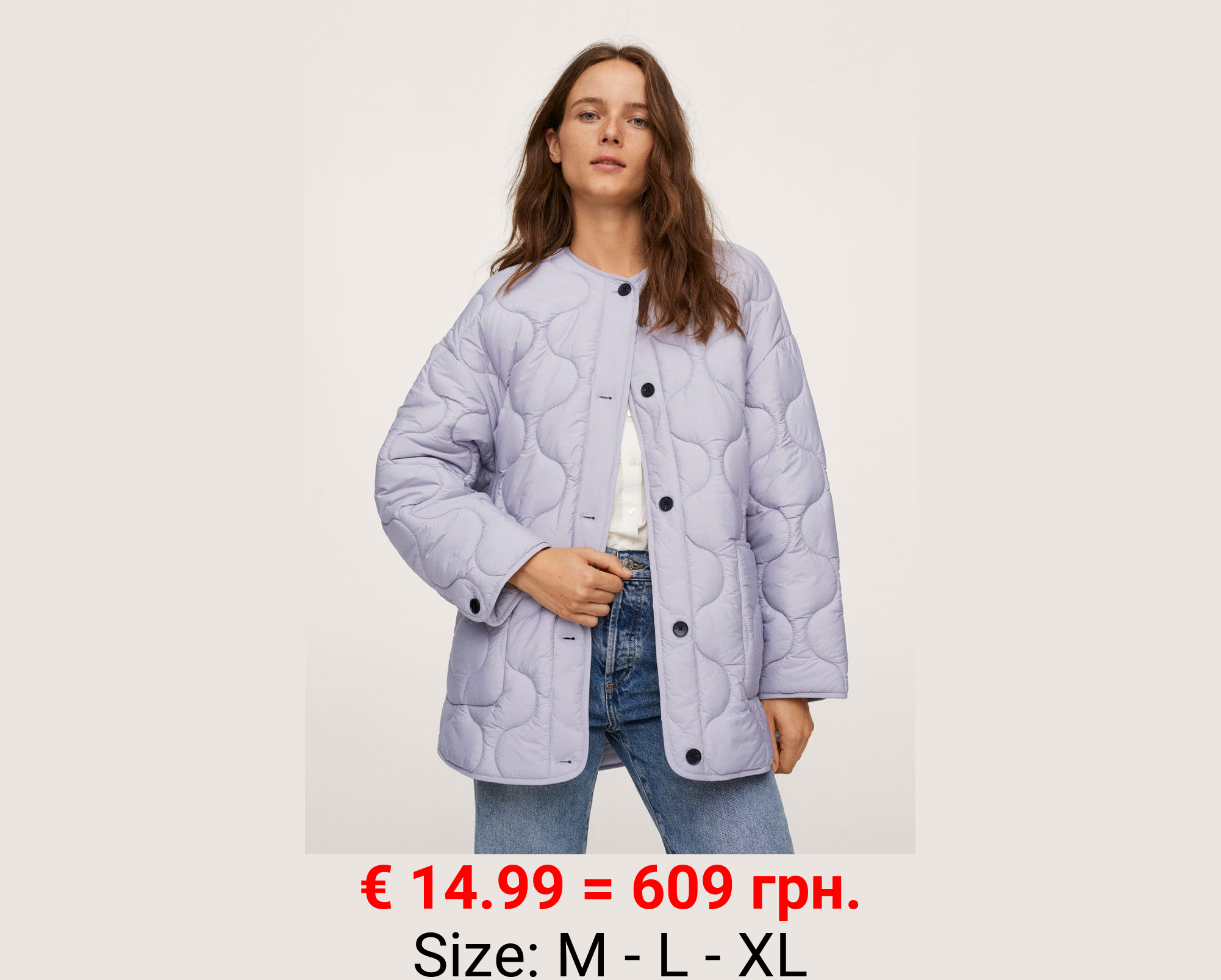 Anorak acolchado satinado