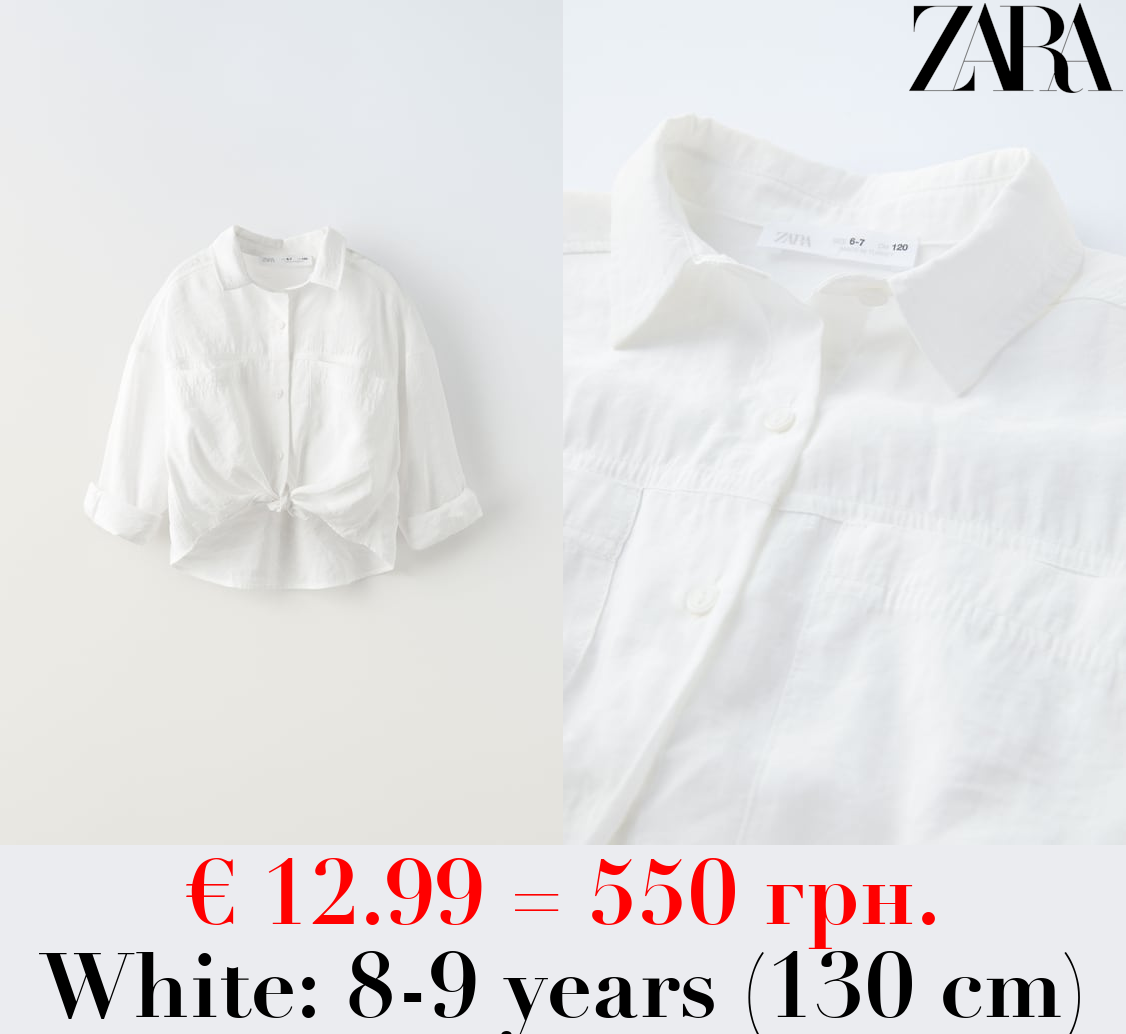 FLOWING SHIRT WITH KNOT