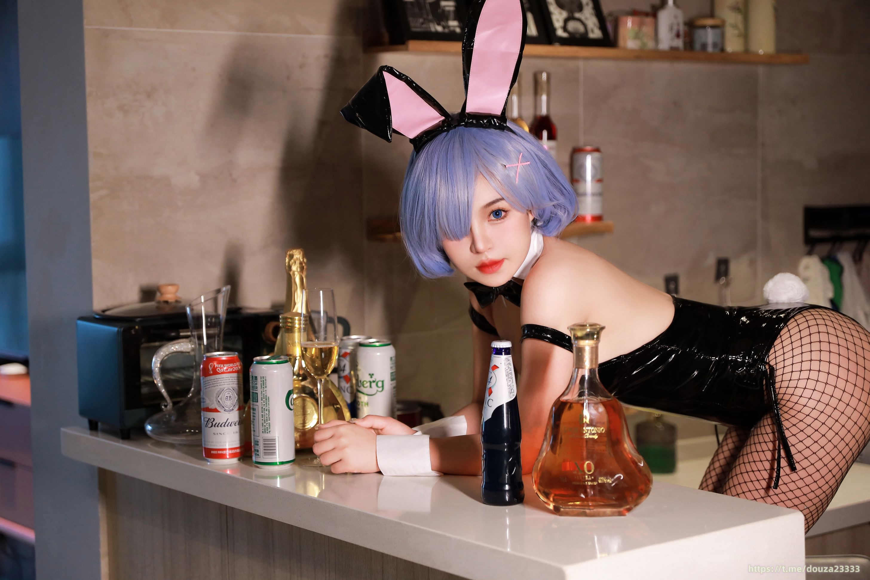 桃暖酱 雷姆兔女郎 39
