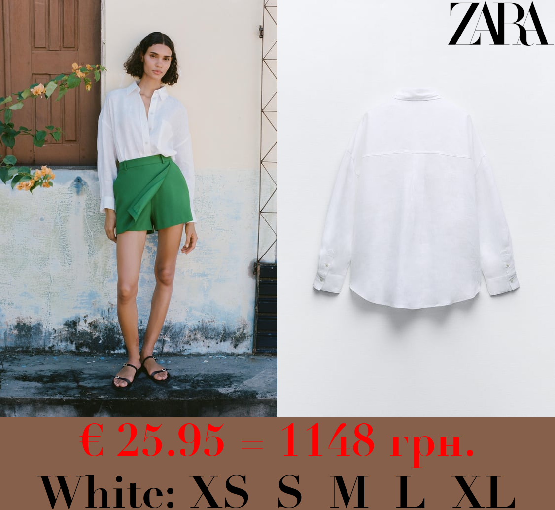 100% LINEN BASIC SHIRT