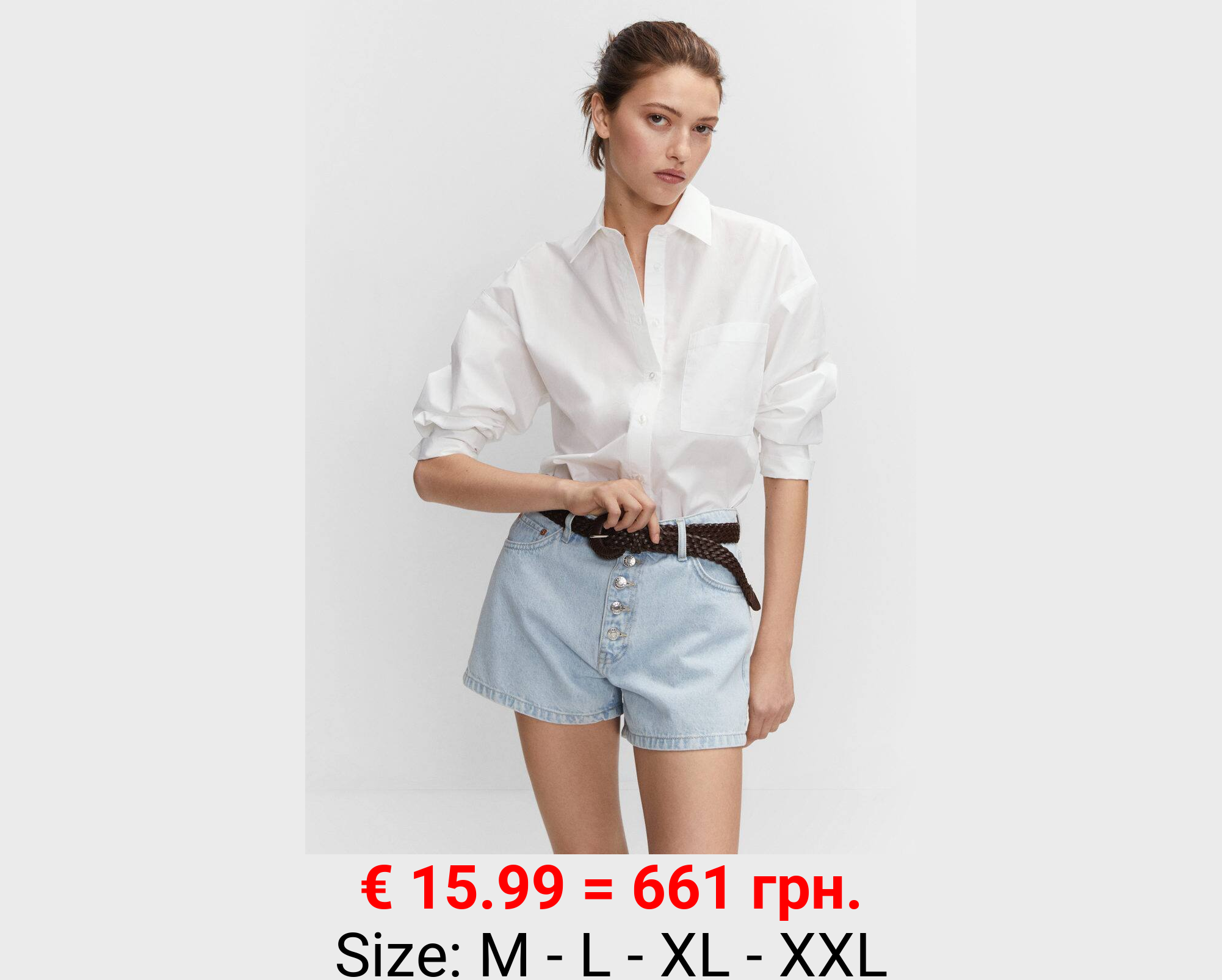 Camisa algodón regular fit