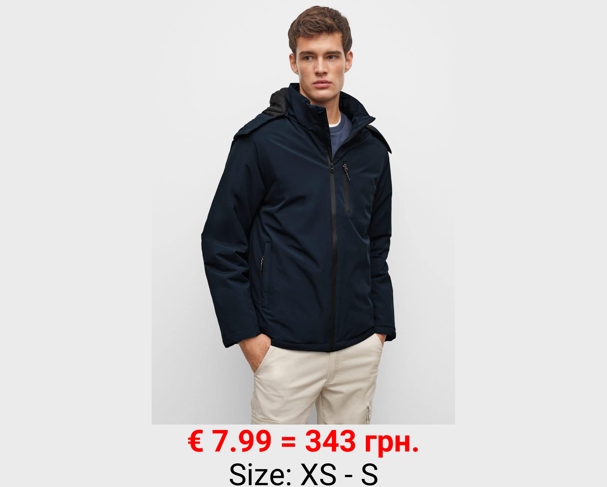 Anorak bolsillos cremallera