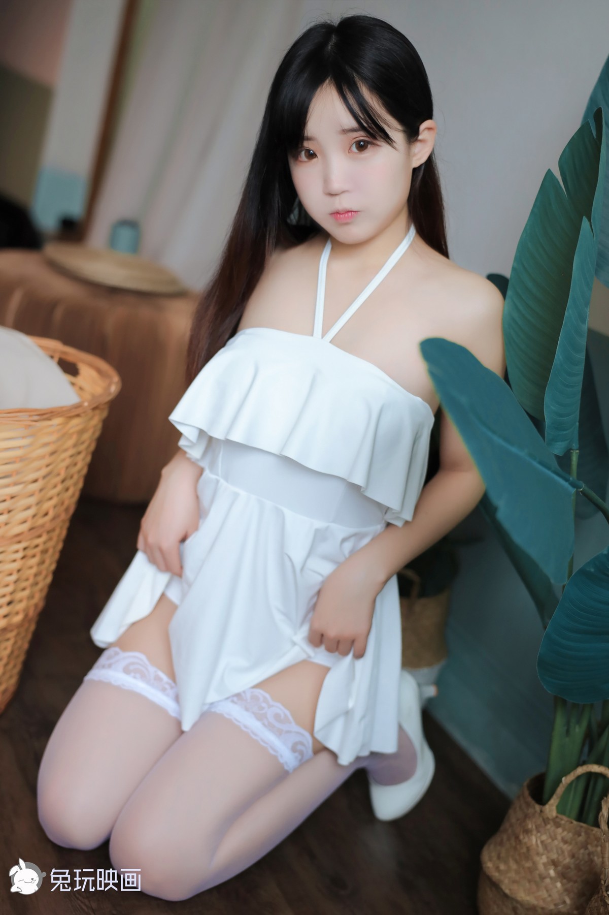 Cosplay 兔玩映画 御子的白裙 1