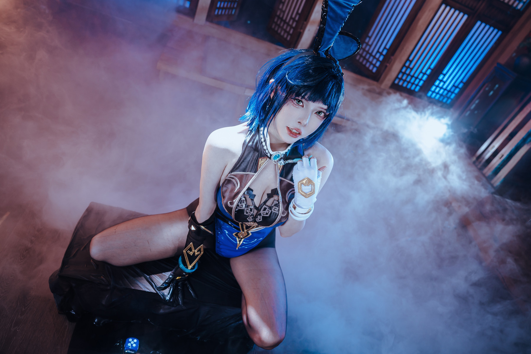 Cosplay 夏小秋秋秋 夜兰 兔女郎 Set.01 30