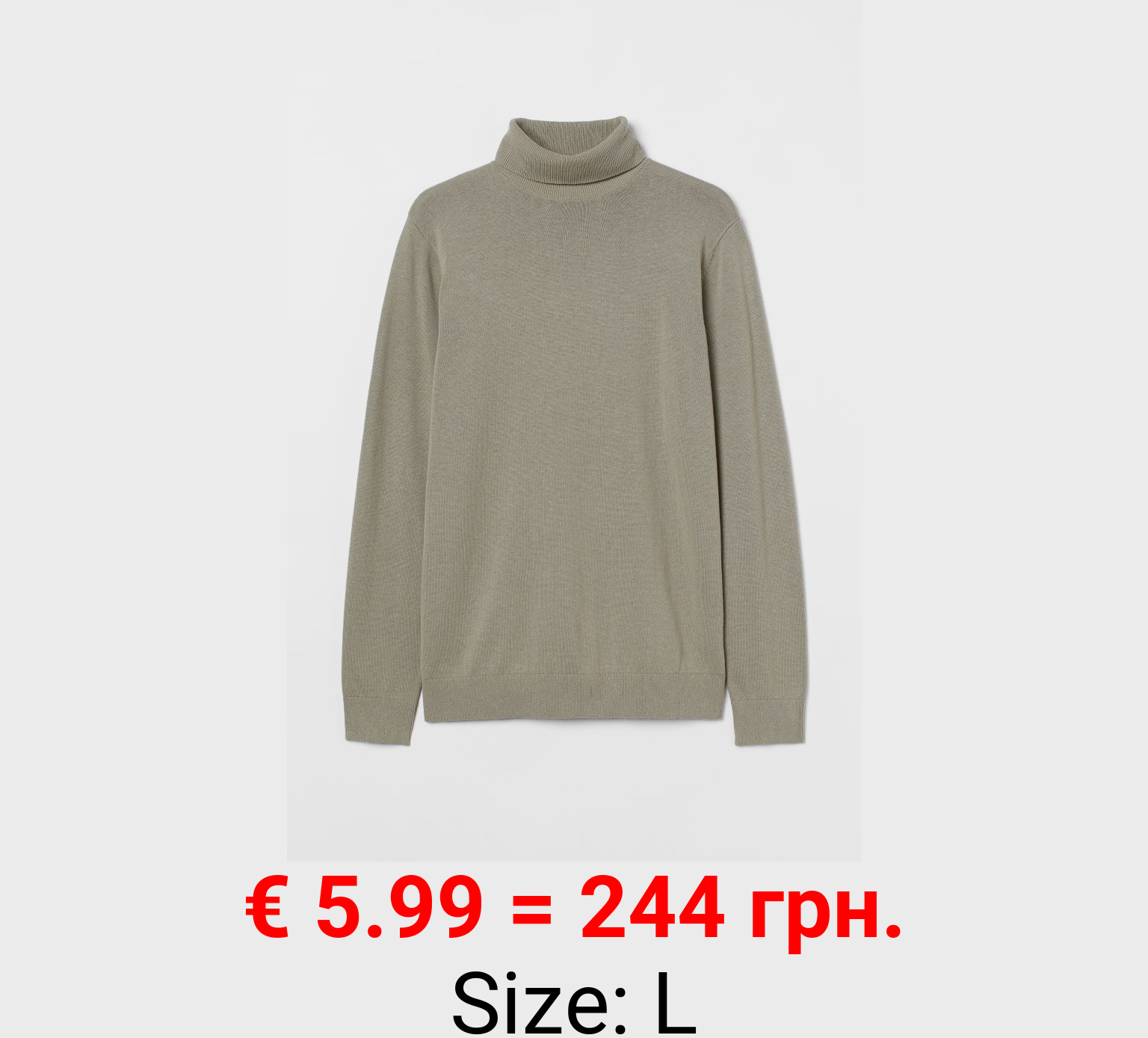 Feinstrick-Rollkragenpullover Slim Fit