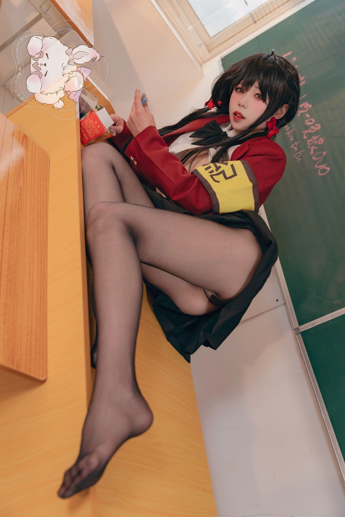 Cosplay 咬一口兔娘 风纪委员大凤 Set.02 10