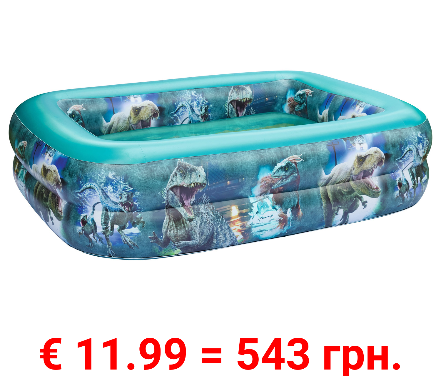 Jurassic World Family Pool, 2 Ringe, 200 x 150 x 50 cm