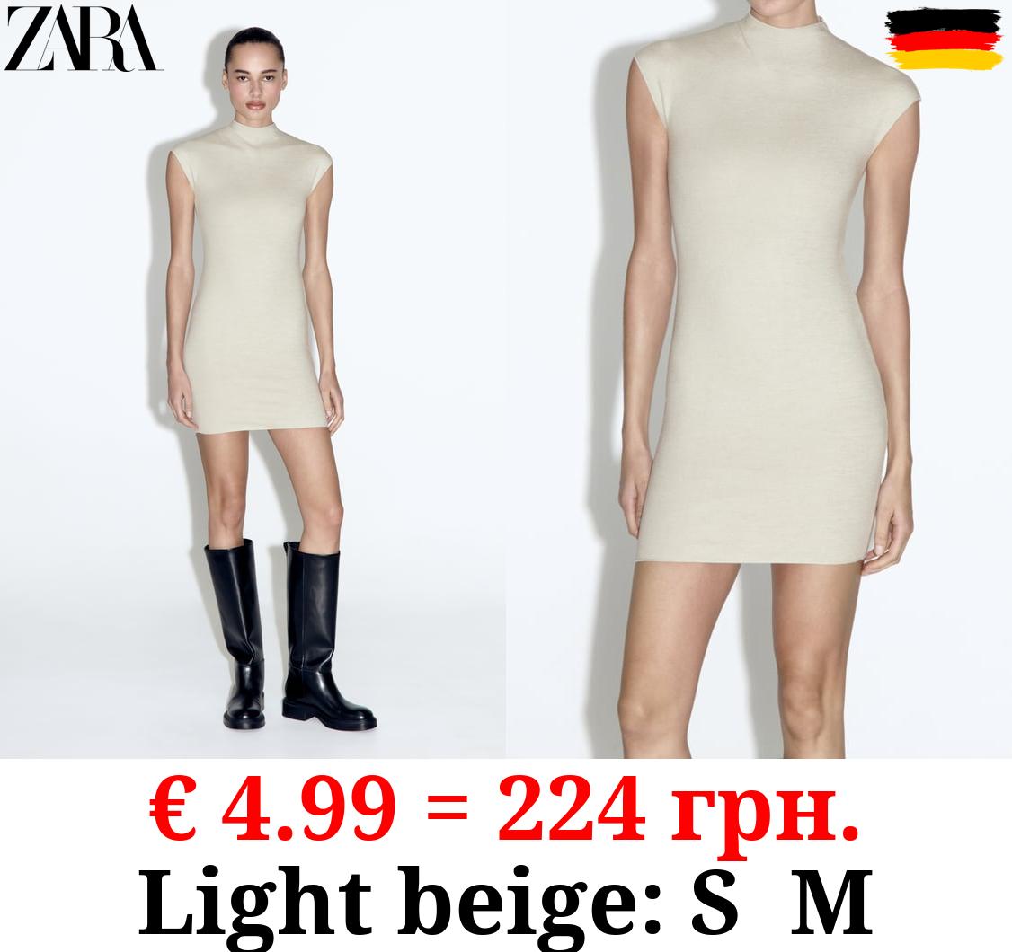 SHORT STRETCH KNIT DRESS