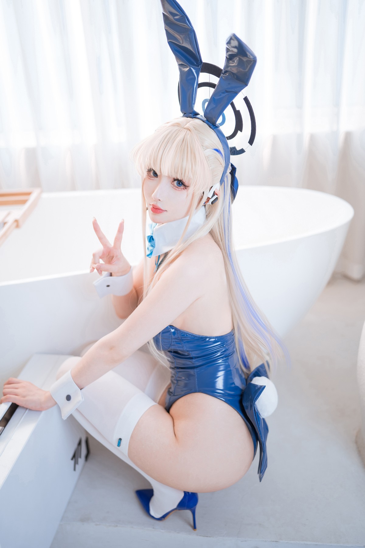 Cosplay Rioko凉凉子 碧蓝档案 TOKI兔兔 13