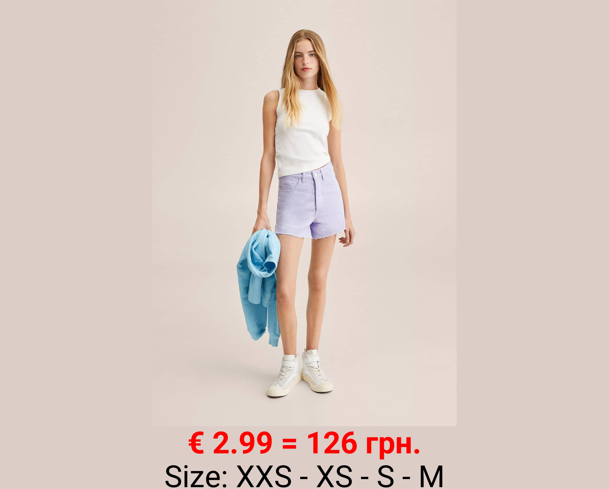 Short vaquero tiro alto