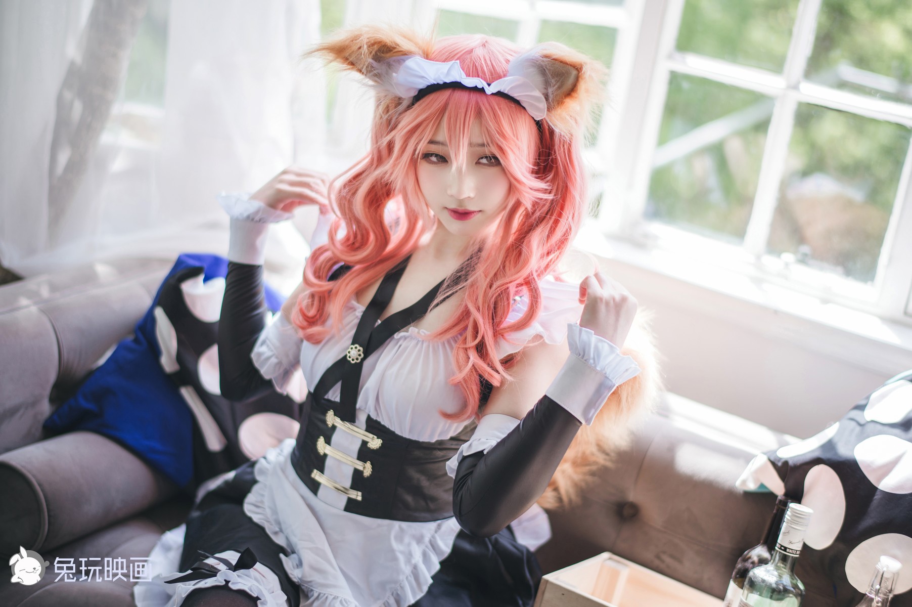 Cosplay 兔玩映画 女仆玉藻前 16