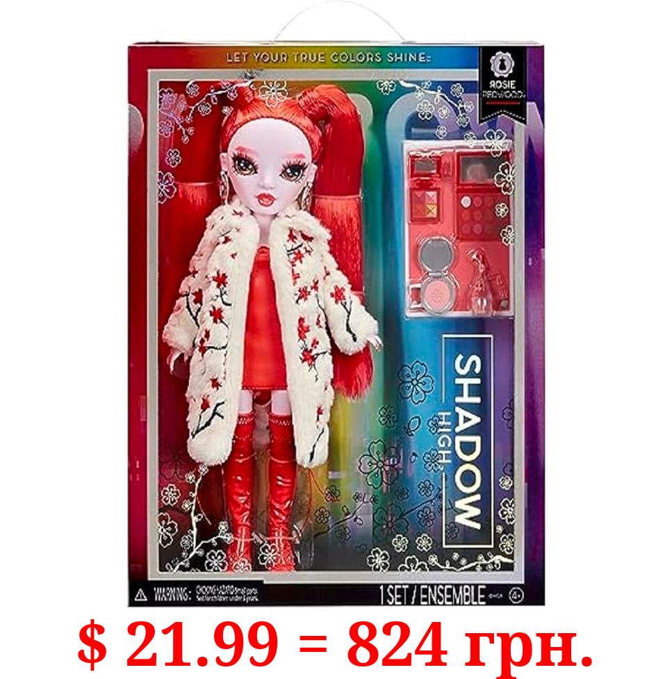 Rainbow High Shadow High Rosie - Red Fashion Doll. Fashionable Outfit, Extra Long Hair & 10+ Colorful Play Accessories. Great Gift for Kids 4-12 Years Old & Collectors