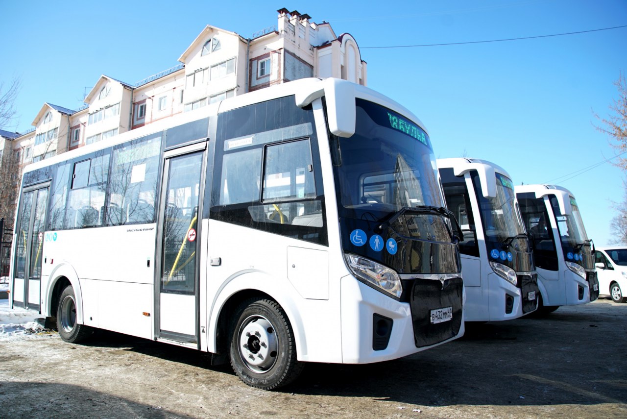 10 новых автобусов вышли на маршрут №88 в Хабаровске