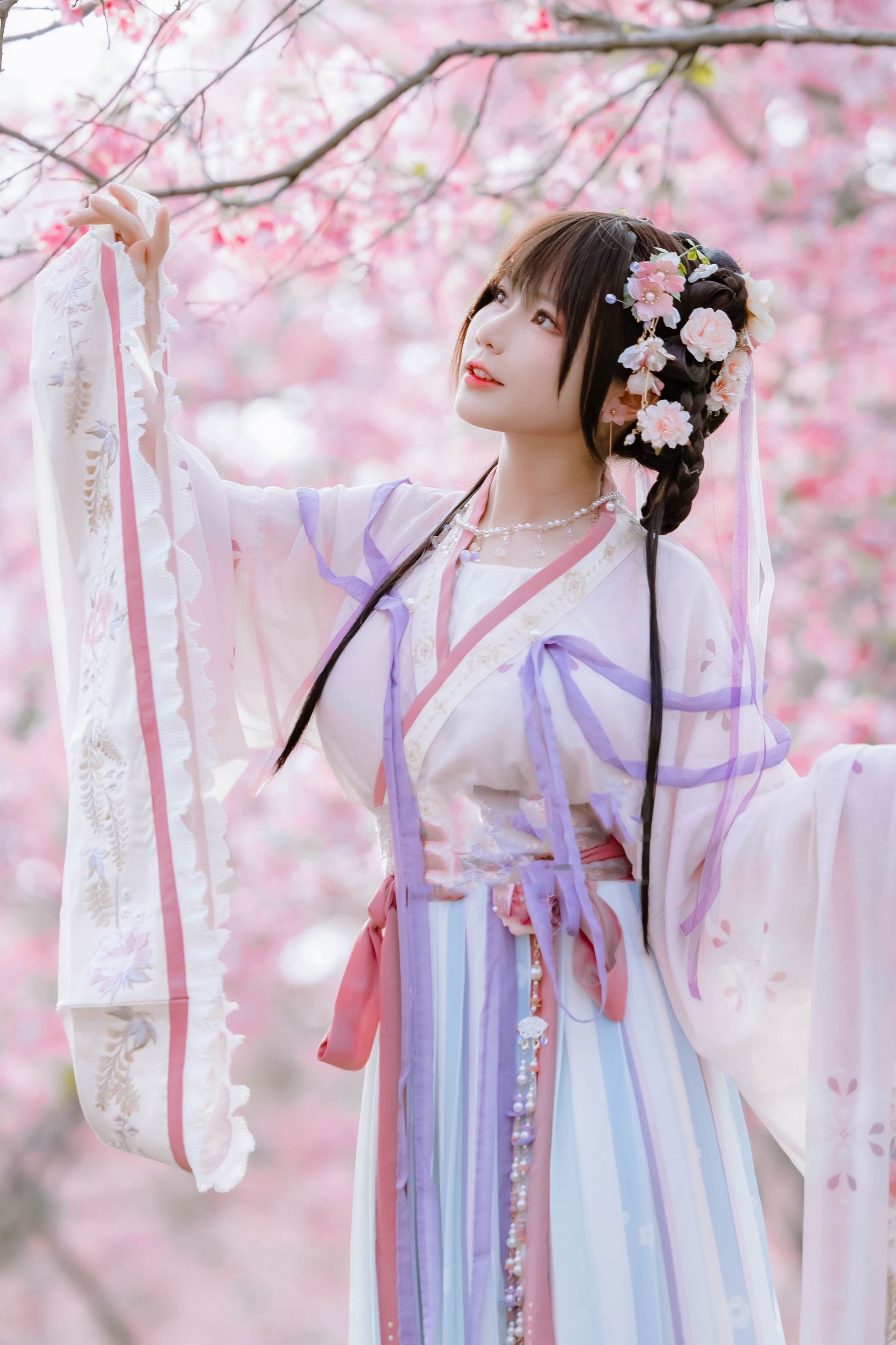 喵子Nyako - 樱花汉服 花神祈愿 [52P-219MB] 9