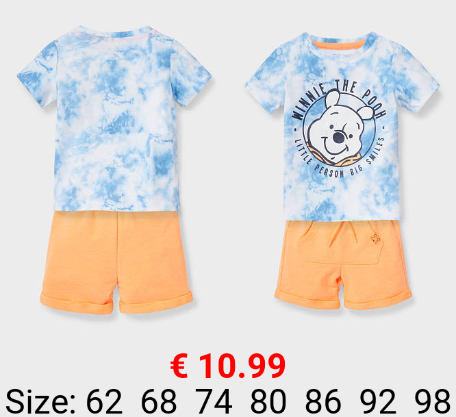 Winnie Puuh - Baby-Outfit - 2 teilig