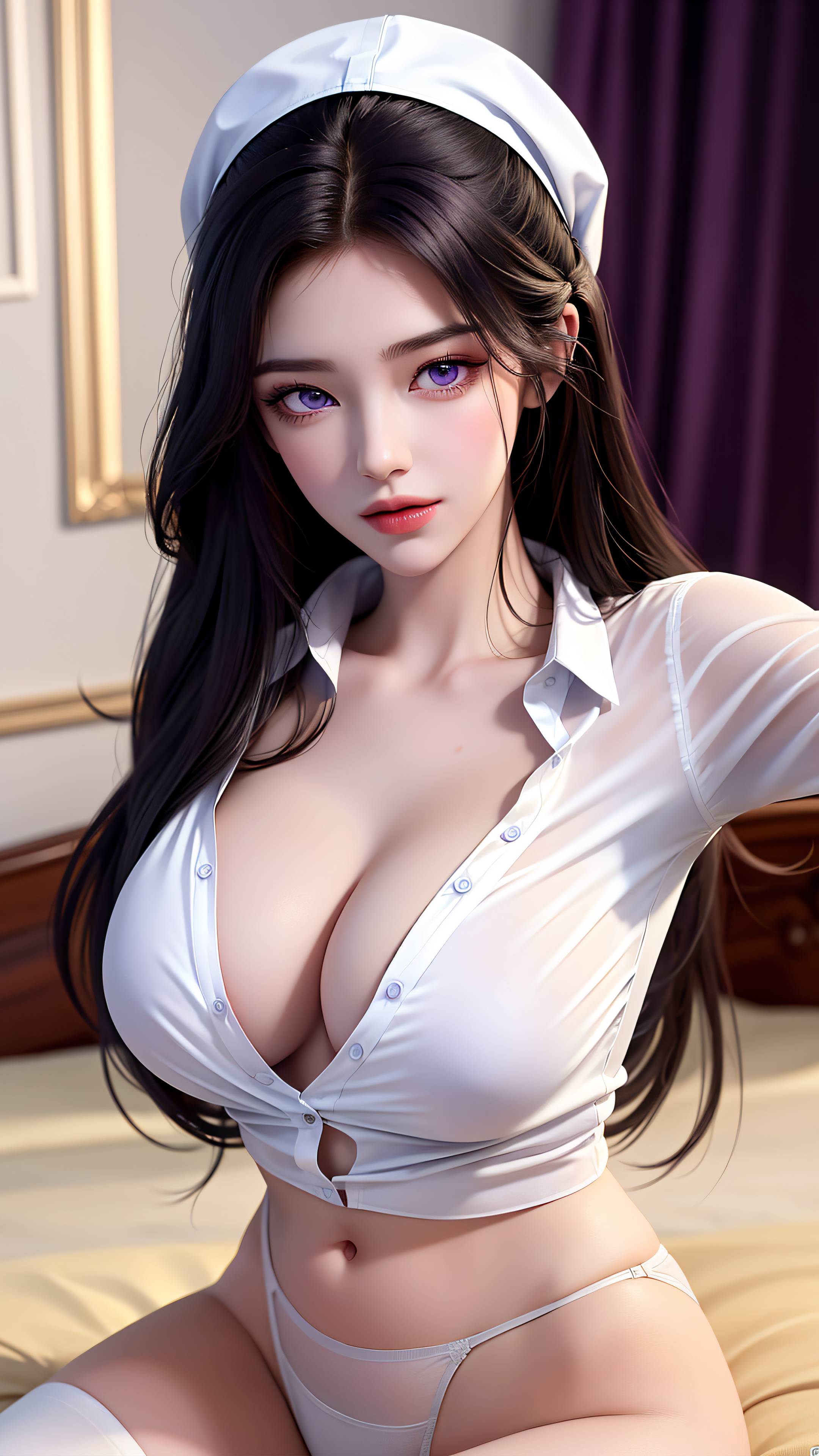 图片[36]-完美世界-月婵 白色衬衫-六色网